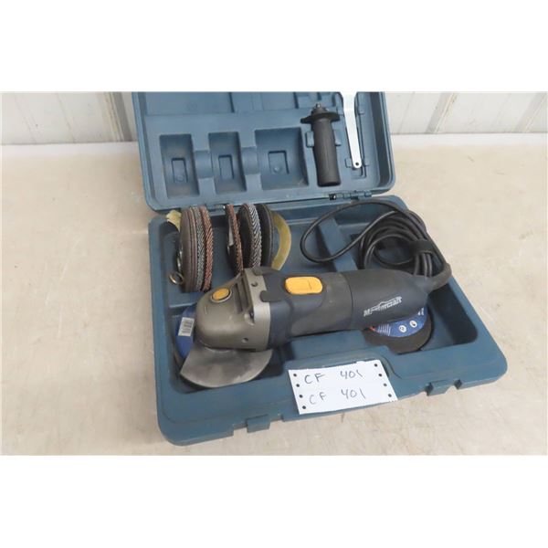 Mastercraft 4-1/2 Inch Angle Grinder Set with Accessories