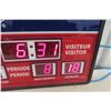 Image 4 : Montreal Canadiens Digital Scoreboard Clock 14" x 19"