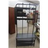 Image 1 : Metal Hall Tree With Bench and Hooks 76" x 35" up to 15"