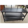 Image 4 : Metal Hall Tree With Bench and Hooks 76" x 35" up to 15"