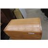 Image 3 : Four-Drawer Wooden Chest with Rounded Edge Detail 47 1/2" x 14 1/2" x 27 1/2"