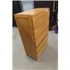 Image 4 : Four-Drawer Wooden Chest with Rounded Edge Detail 47 1/2" x 14 1/2" x 27 1/2"