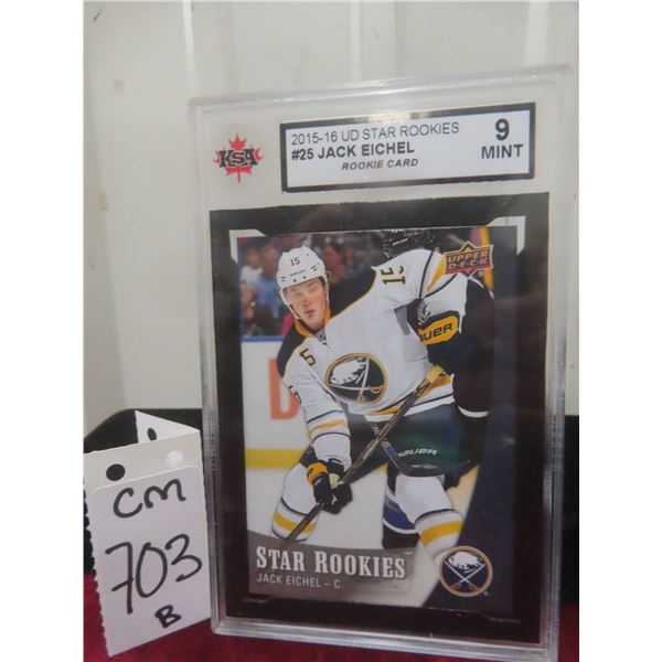 Graded Jack Eichel Rookie Card