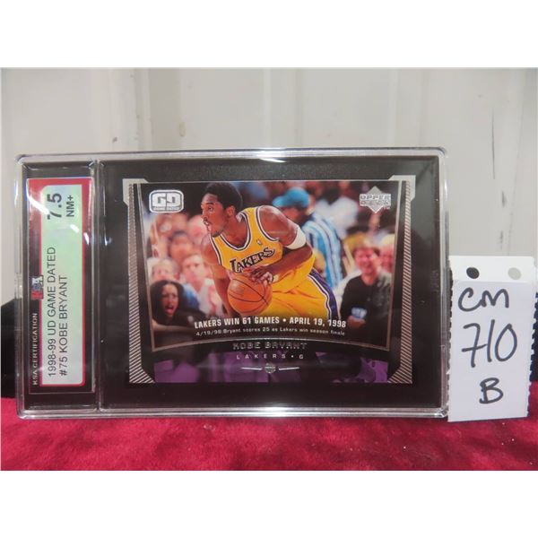 Graded Kobe Bryant Basketball Card