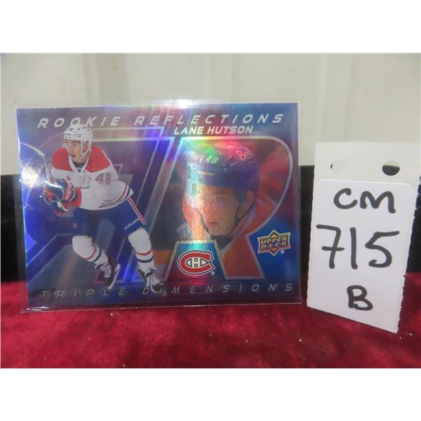 Lane Hutson Rookie Reflections Card