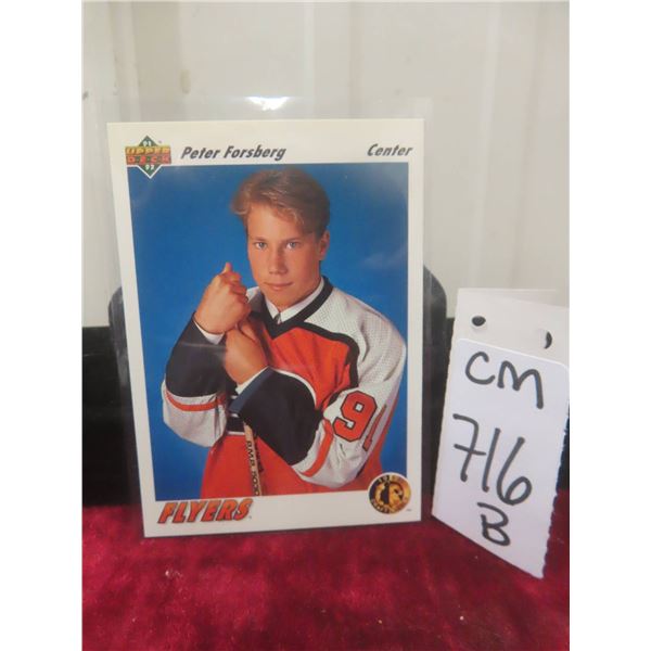 Peter Forsberg Rookie Card