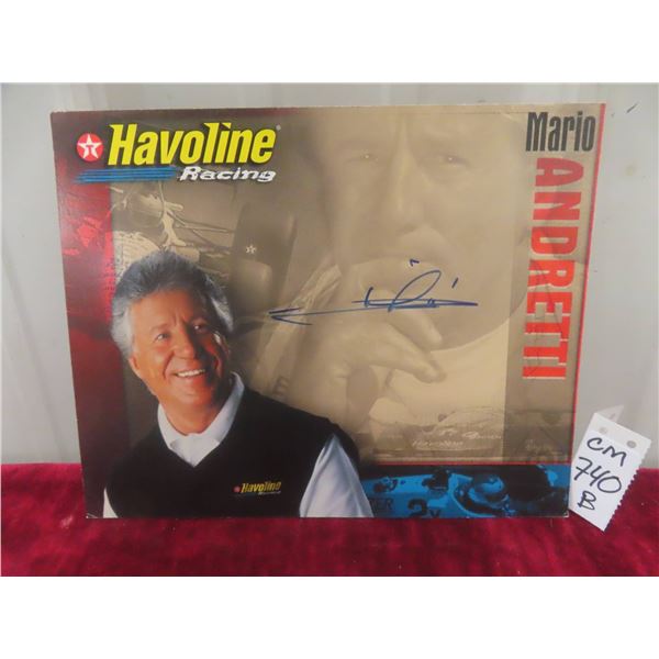 Signed Mario Andretti 8" x 10" Photo