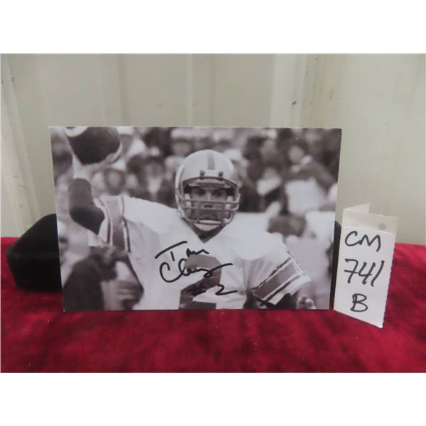 Signed Tom Clements 4" x 6" Photo