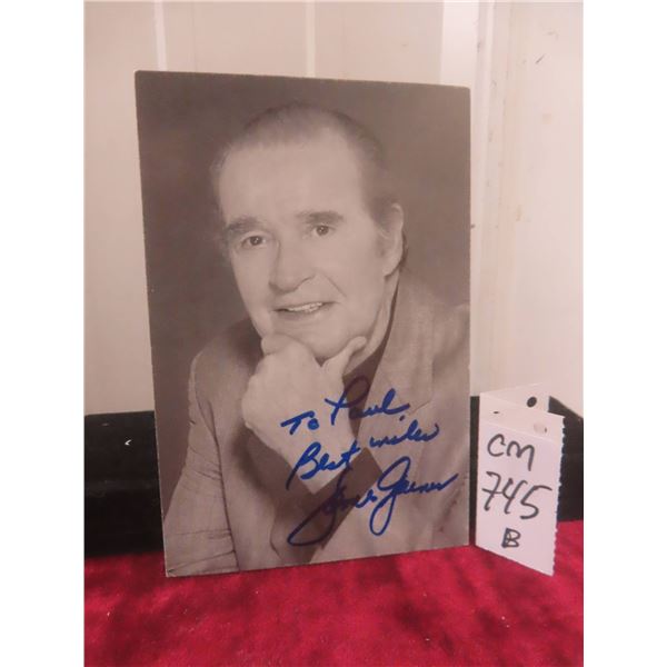 Signed James Garner 4" x 6" Photo