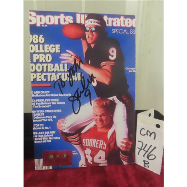 Signed Jim McMahon 4" x 6" Photo