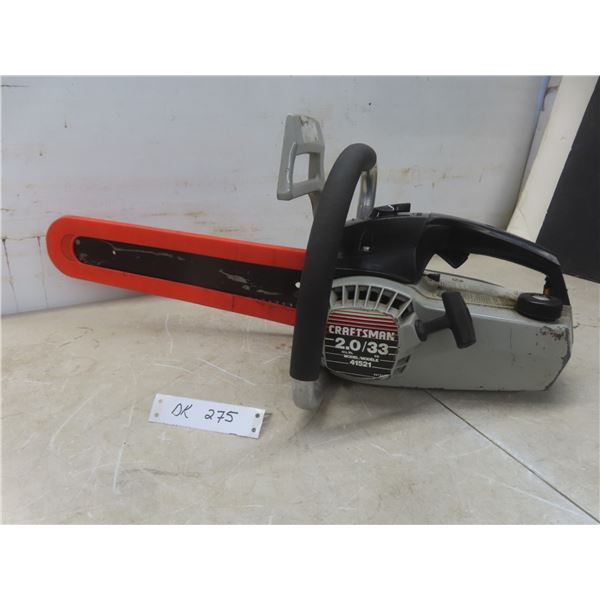 Craftsman Gas Chainsaw Model 41521 (Works)