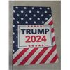 Image 2 : Trump 2024 Flag 18" x 24" and Factory-Sealed Card Game