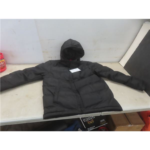 Canada Weathergear Goose Down Jacket Size Medium with Removable Hood (Small Hole Above Pocket)