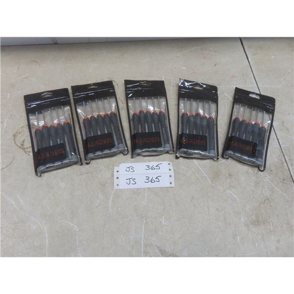 5 New Packages of Torx Precision Screwdriver Sets