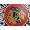 Image 5 : Chicago Blackhawks Metal Bullcap Sign 16" Diameter
