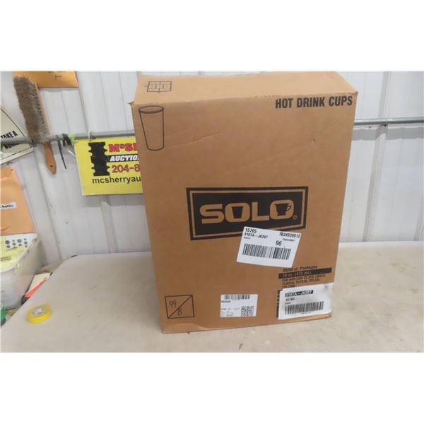 Solo 16 Oz Hot Drink Paper Cups with Box 1000