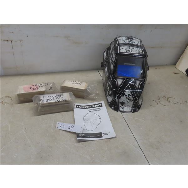 Mastercraft Welding Helmet and Welding Lens