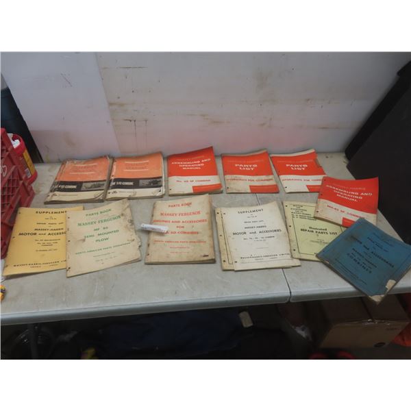Tractor and Implement Manuals – Massey Ferguson, Massey Harris
