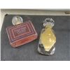 Image 7 : Perfume Bottles (Some with Product), Vanity Bag, Mirror, Travel Case with Soap Dish and Brush