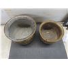 Image 8 : 2 Brass Spittoons and 3 Framed Pictures (Largest 10" x 12")