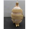 Image 6 : Vintage Fabergé-Style Eggs, Trinket Box, Water and Teddy Bear
