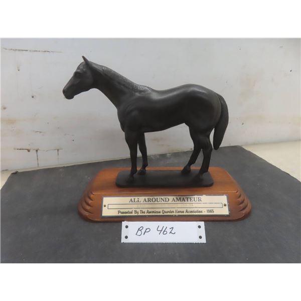 Horse Statue Marked 1984 American Quarter Horse Association; Horse Only 7 1/2" x 9"