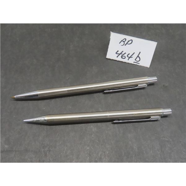 Vintage Ballpoint and Mechanical Pencil Set With "S" Logo With Dot, Sheaffer 1980