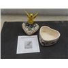 Image 2 : Cardinal Bird Trinket Music Box Wing of Love and Yellow Warbler Trinket Music Box Wing of Love, Bot
