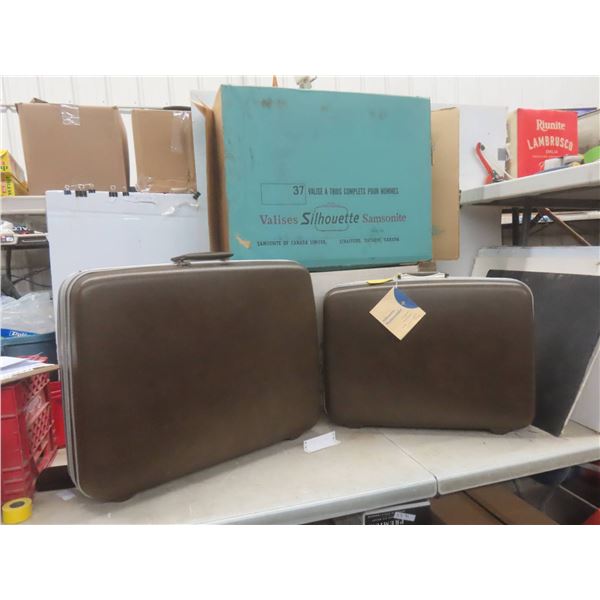 2 Samsonite Hardsided Suitcases With Original Boxes