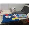 Image 1 : 2 Blankets, 2 Flat Kids Sheets Mickey Mouse and Superheroes and Stretch Slipcovers