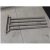 Image 5 : Single Serve Coffee Pot Warmer and Brushed Stainless 4-Pack Towel Holder