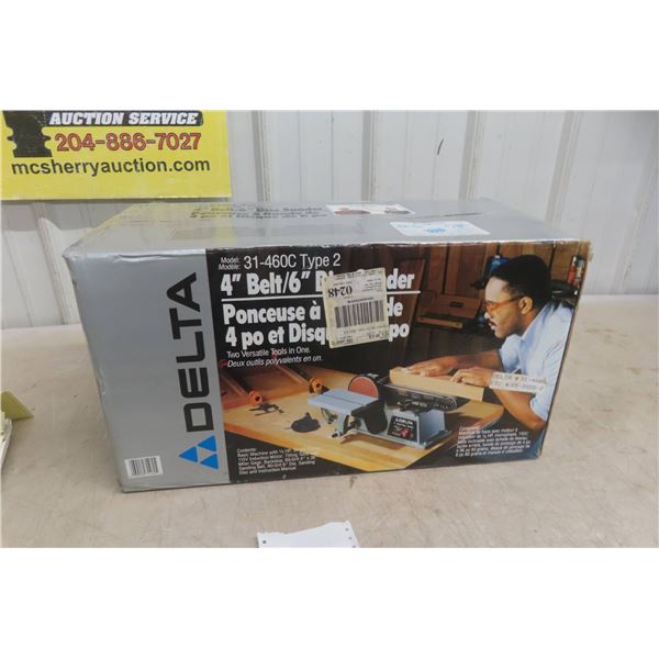 New Delta 4" Belt and 6" Disc Sander