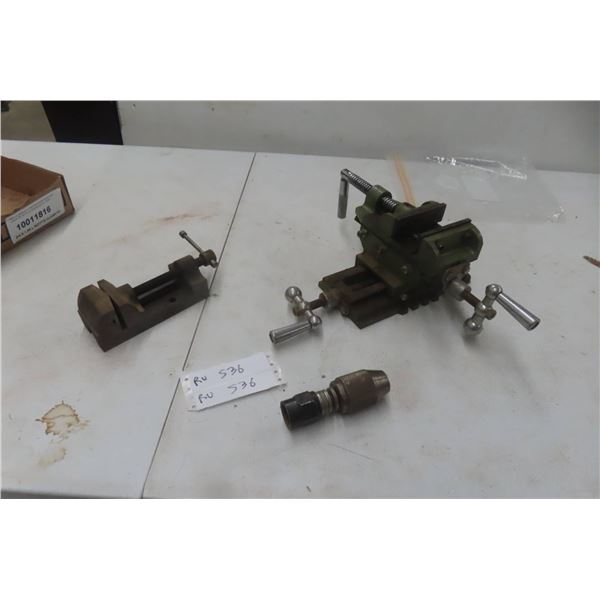 Yankee 2.5-Inch Machinist Vise and Drill Chuck