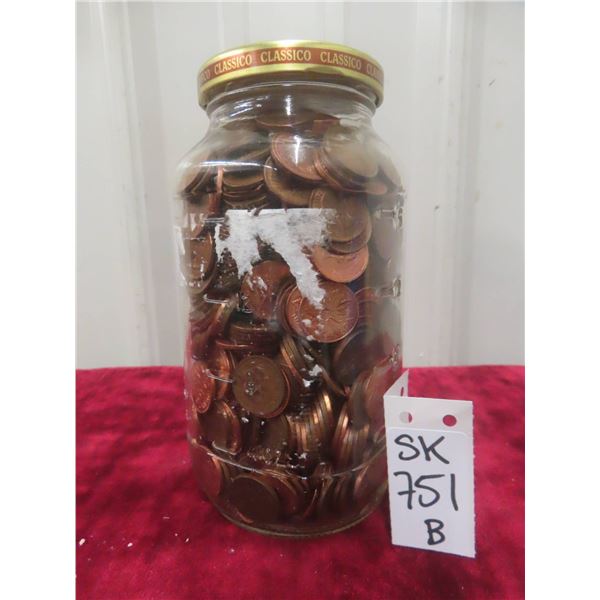 6 Pounds of Canadian Pennies