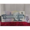 Image 1 : 1986 Canadian $5 Bill