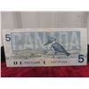 Image 3 : 1986 Canadian $5 Bill