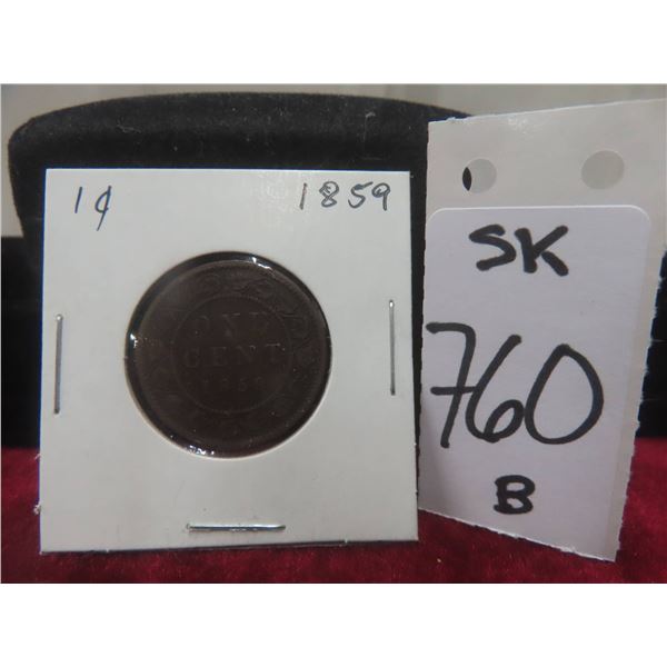 1859 Canadian Large Penny
