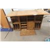 Image 5 : Rustic Fold-Out Liquor Cabinet 39" x 21" x 25", Extended 38" x 54" x 25"