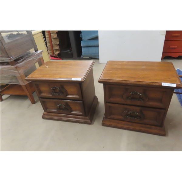 2 Matching End Tables 23" x 27" x 17"