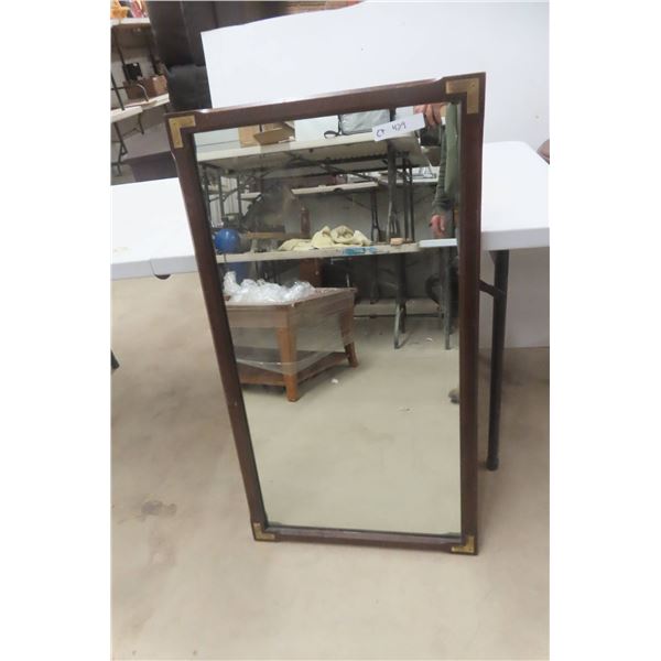 Wood Framed Mirror 22 1/2" x 40"