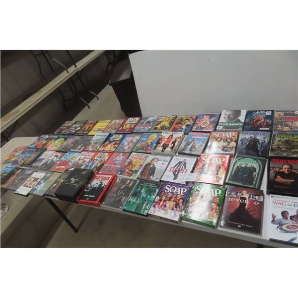 65 DVD Movies and Series