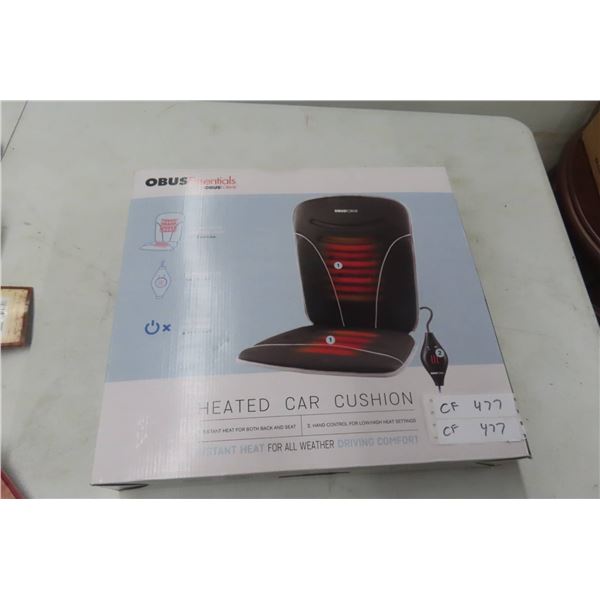 Obus Forme Essentials Heated Car Cushion