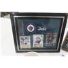 Image 2 : Winnipeg Jets Framed Cards, Ron Grant Figurine
