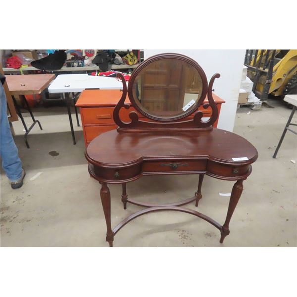 Bombay Vanity/Makeup Dresser With Sliding Mirror, 29" x 39" x 18", Mirror 27" x 19"