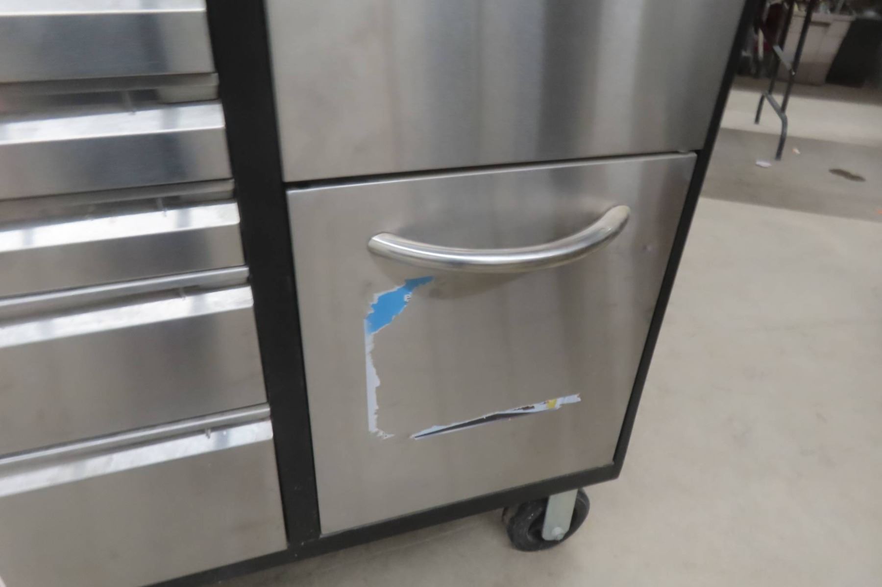 NXA Steel Rolling Tool Chest with Drawers and Integrated Mini-Fridge 65
