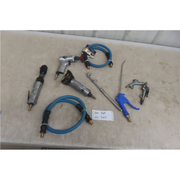 Air Tools; 3/8" Ratchet; Air Gauge; Blower; Hose