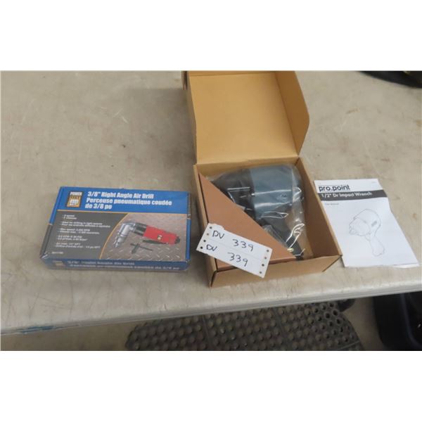 2 New Air Tools: Pro Point 1/2" Impact and 3/8" Angle Drill