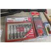 Image 4 : 2x 3/8" Socket Sets, Portercable 7-Piece Forstner Bit Set, Drill Bits, Precision Picks, Magnets