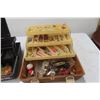 Image 2 : 2 Fishing Tackle Boxes With Hooks and Lures