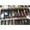 Image 3 : Vintage Aluminum Tackle Box With Fishing Gear